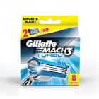 Gillette Mach 3 Turbo Manual Shaving Razor Blades - 10 Pack (Cartridge)