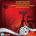 Mobikwik Crazy Time for 24 April, Get 50% Cashback On PVR Cinemas