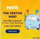 Flat Rs 300 Cashback On Bus Booking