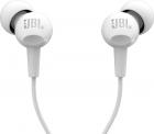 JBL C100SI In-Ear Headphones with Mic (White)