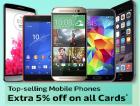 Extra 5% Off with all Cards On Top Selling Mobile Phones