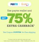 Pay via Paytm Wallet & get 75% cashback
