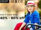 Gini & Jony kids & baby wear flat 40% - 80% off