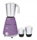 Inalsa Jazz 550-Watt Mixer Grinder with 3 Jars (Purple/White)