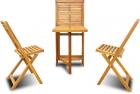 Auspicious Home Oil, Teak Color Solid Wood Table & Chair Set  (Finish Color - Oil, Teak Color)