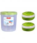 Princeware Casseroles & 5 Litre Storage Container Combo (set Of 3)