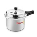 Pigeon Favourite Induction Base Aluminium Pressure Cooker with Outer Lid, 3 Litres, Silver