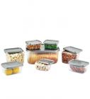 All Time Polka 8 Pcs Container Set - Silver