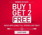 Clothing, Footwear & Accessories Buy 1 Get 2 Free + 15% Cashback