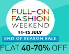 Flat 40% -70% off on Men, Women & Kids