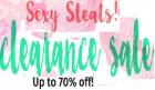 Flat 50% off - 20% off in Clearance Sale