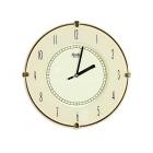 Ajanta Wall Clock 331 Ivory with Round Dail Shape Size(25X25)cm For Home & Office