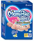 Mamy Poko Pants Extra Absorb S (4-8 Kg)-62 Pcs