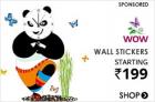Wall stickers starting Rs. 199