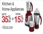 Kitchen & Home Appliances upto 35% off + 10% extra Off