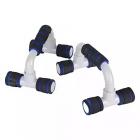 Strauss Moto Push Up Bar, Pair (Black/Blue)