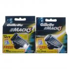 Gillette Mach3 Blades - 8 Cartridges (Free Pack of 2)