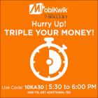 Add Rs. 10 to your MobiKwik Wallet & get additional Rs. 20 in wallet.