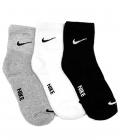 Nike Multi Casual Ankle Length Socks Men 3 Pair Pack