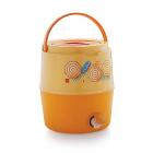Cello Kool Star Plastic Insulated Water Jug, 15 litres, Orange