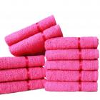 Story@Home Sensational Solid 10 Piece 450 GSM Cotton Face Towel Set - Pink