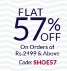 The Shoe Edition - FLAT 57 % Off on Orders of Rs . 2499 & Above