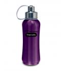 Princeware Stainless Steel Rainy Colored Double Wall Bottle, 500ml, Purple