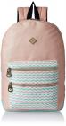 HOOM Synthetic Peach School Backpack (HMSOSB 010-HM(Peach))
