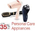 Personal Care Appliances Upto 35% off