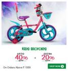 Kids Bicycles upto 40% off + Extra 20% Off