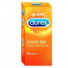 Durex Excite Me Condom - 10 Pcs (Pack Of 4)