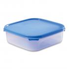 Polyset Modular Magic Seal Storage Container for Kitchen, Fridge,Idle for Grocery, Cereal, Spices, Pulse, Dry Fruits, Snacks,Airtight, BPA-Free,1.2 litres, Blue - Square