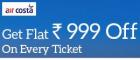 Get Flat 999 Off On Every Ticket