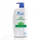 Head & Shoulders 2-in-1 Cool Menthol Anti Dandruff Shampoo + Conditioner for Women & Men, 1L