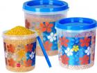 Ruchi Storage Container Set, 3-Pieces, Blue