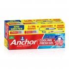Anchor Red Cooling Fresh Gel Toothpaste 150g x 2 with Tongue Cleaner and Toothbrush