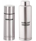 Nirlon Stainless Steel Flask and Freezer Bottle Set, 2-Pieces, Silver (VF500_FB_650)