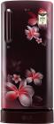 LG 190L 4 Star Direct Cool Single Door Refrigerator (GL-D201ASPX, Scarlet Plumeria, Base Stand with Drawer, Inverter Compressor)