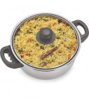 Sizzle Cook n Serve Kadai with Glass Lid - 1500 ml