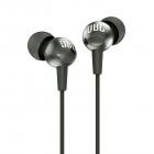 JBL C200SI by Harman Super Deep Bass in-Ear Premium Headphones with Mic (Gun Metal)