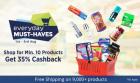 35% Off Cashback on Grocery + Free Shipping