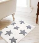 Geometric Cotton 24 x 16 inches Soft Fast Water Absorbent Bath Mat by Saral Home