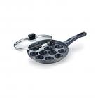 Prestige Omega Select Plus Non-Stick Paniyarakkal with Lid (240 mm, Black)