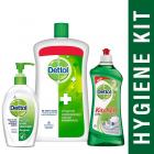 Dettol Handwash Original - 900 ml with Dettol Sanitizer Original - 200 ml and Dettol Kitchen Gel Lime - 750 ml