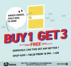 Buy 1 Get 3 Free + Extra 10% Cashback