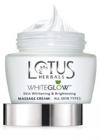 Lotus Herbals Whiteglow Skin Whitening and Brightening Massage Crème, 60g