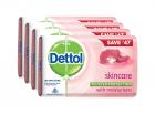 Dettol Skincare Soap, 125g (Pack Of 4)