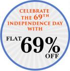 Flat 69% Off on Fashion