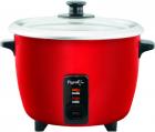 Pigeon Favourite 1 L Electric Rice Cooker with Steaming Feature(Red)