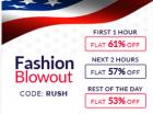 Flat 61% - 53% off